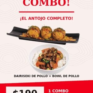 Combo Dairiseki de pollo + bowl de pollo